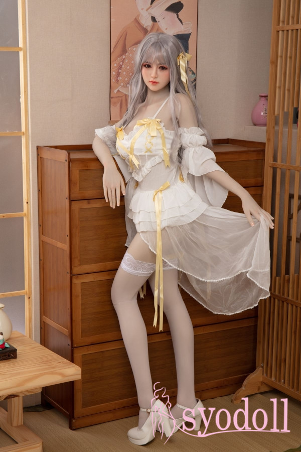 Weißes Haar Silikon Porno Dolls JX Dolls