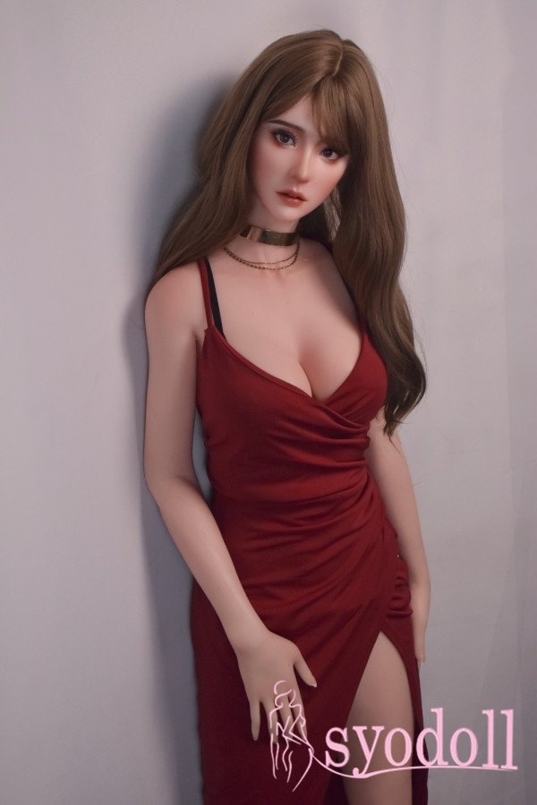 Flat chested Sex doll puppe