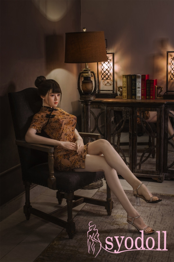 Cheongsam Schönheit Liebespuppe Silikon