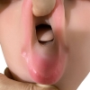 Kopf mit Zunge für maximales Oral-Vergnügen