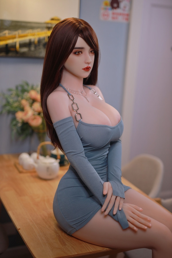 Silikonkopf + TPE-Körper Sex Doll kaufen Brust